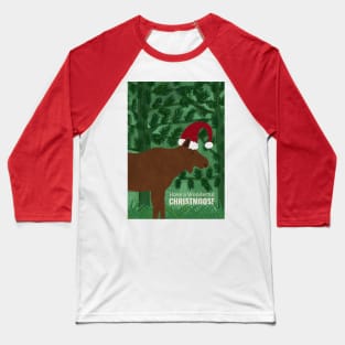 Wonderful Christmoose Baseball T-Shirt